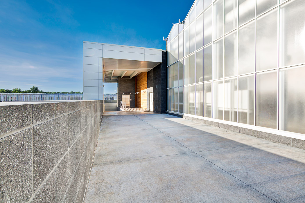 Architectural photographer in Raleigh, NC — modern glass building exterior